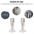 10cm Public Bathroom Partition Feet Stainless Steel Toilet Partition Support Feet Hardware Shower Room Door Legs. 