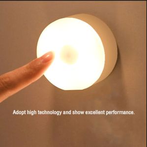Stick Tap Push Lamp Night Light USB Rechargeable Stick-on Push Light Wireless Cabinet Counter LED