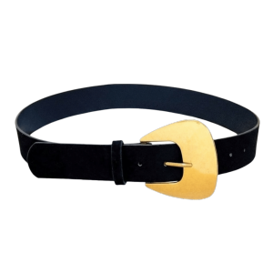 ZYJC Luxury Design Suede Leather Belt Vintage Versatile Retro Waistband Trendy Gold Pin Buckle Women Waist Belt Jeans Decoration