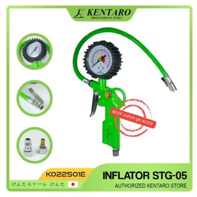 TIRE TYRE INFLATOR ALAT ISI PENGISI ANGIN PENGUKUR TEKANAN BAN KTR-05 KENTARO JAPAN QUALITY