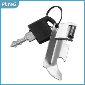 PkYeG Có thể gập lại 2 trong 1 đánh bóng thép không gỉ kết thúc với các UTILI-Key đa chức năng có thể mở Mini cụ mở phụ kiện nhà bếp