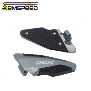 SEMSPEED For Honda PCX 150 125 2018-2020 Motorcycle CNC Rear Footpegs Passenger Foot Pegs