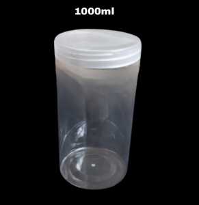 TOPLES TABUNG 200ml-KURAN1300ml ML TUTUP PUTIH SUSU Diameter 9 Cm Tinggi 13 Cm/8 ukuran