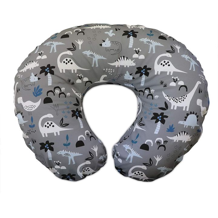 Boppy Nursing Pillow and Positioner—Original Gray Dinosaurs with