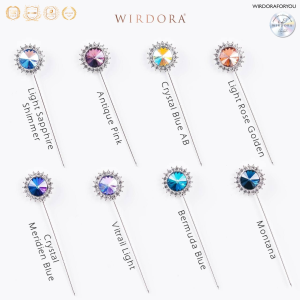 WIRDORA PIN NOUR WITH CERTIFIED AUTHENTIC CRYSTAL / HIJAB / TUDUNG / PIN / PIN KERONGSANG / GIFTS