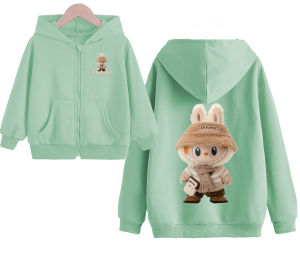 jaket zipper anak usia 2-12 tahun laki laki perempuan viral labubu resleting risleting