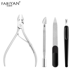 4Pcs/set Cuticle Clippers for Nails Cuticle Push Remove Dead Skin