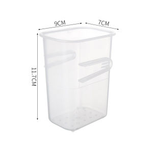 1Pc Refrigerator Side Door Storage Box Household Plastic Fridge Organizer Food Organizer Box Kitchen Organizer