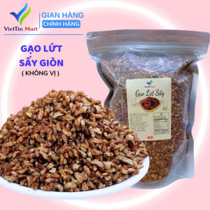 500G Gạo Lứt Sấy Giòn Không Tẩm Gia Vị | Viettin Mart