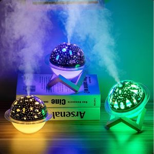 Máy Xông Tinh Dầu Bầu Trời Sao Thay Đèn Ngủ Khử Mùi Tạo Ẩm