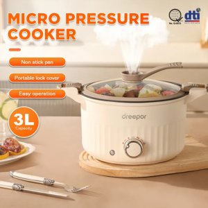 Dreepor Multi Pressure Cooker Electric Cooker Non-Stick Cooker Cooking Vegetables Style Micro Pressure Cooker