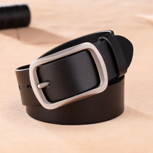 Classic popular casual mens belt genuine leather belt pure cowhide top layer without interlayer fashionable pants belt available for wholesale