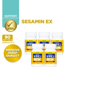 [Bundle of 5] SUNTORY Sesamin EX w/ Tocotrienol & Vitamin E Liver Supplement - Improve Sleep Quality [EXP MAR 2028]