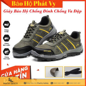 [TẶNG KÈM LÓT GIÀY]Giày Bảo Hộ Lao Động Nam Mũi Thép Lót Thép Chống Đinh-553- Đế Lót Thép Chống Đinh Chống Dập Ngón Chống Tĩnh Điện Chống Dầu Chống Trơn Trượt Làm Việc An Toàn Giầy Mũi Thép Bảo Hộ Lao Động Giày Bảo Hộ Thời Trang Hàng Chuẩn