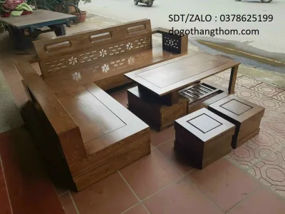 bàn ghế sofa gỗ sồi tự nhiên phòng khách phòng ngủ gỗ sồi nga