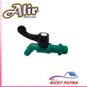Keran Air 1/2" & 3/4" ABS Double Drat Plastik Tembok Taman Serbaguna Murah