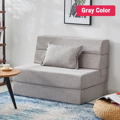 COZY Folding Sofa Bed with Zipper Full Cover Single/Double Sofabed 10-Year Warranty