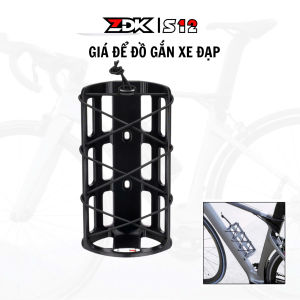 ZDK S12 Giá đỡ bình nước giá đỡ đồ dùng gắn sườn xe đạp giá nhựa 3D có dây ràng co dãn tiện lợi