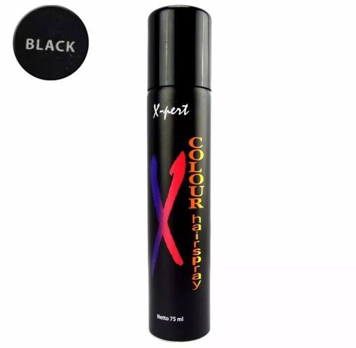 XPert Colour Hair Spray Black 75 Ml Lazada Indonesia