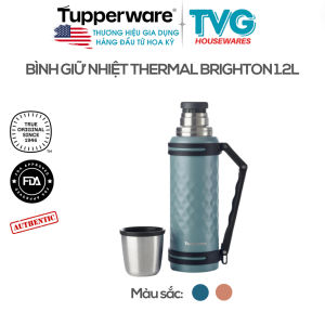 PBH Bình giữ nhiệt Tupperware thermal brighton 1.2L giữ nóng lạnh lên tới 24 tiếng nhựa nguyên sinh