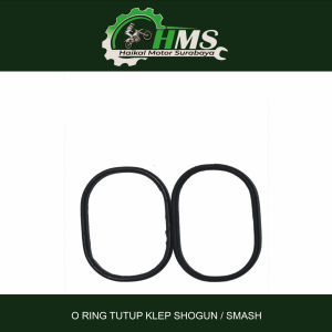 O RING TUTUP KLEP SHOGUN / SMASH - SEAL SIL RING KARET TUTUP KLEP SHOGUN / NEW / 110 / SHOGUN 125 / SMASH / SMASH NEW   (Harga Dan Kemasan Per set isi 2)