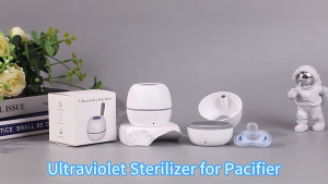 Baby Pacifier Container Portable Designing Storage Box Container with Charging Inidicator Light for Necklaces Keys