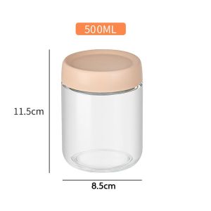Hũ Lọ Thủy Tinh Kín Khí Đựng Bánh Quy Trà Ngũ Cốc - Lọ Trong Suốt Nhà Bếp Đa Năng Đựng Đồ Ăn Vặt Hạt...
