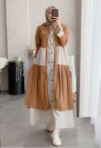 1 Set Inner Dress dan Outer