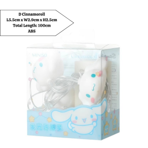 [Ready Stock] Sanrio Yellow Cinnamoroll Purple Kuromi Cute Mini LED Lamp Little Night Lamp Night Light Warm White Rechargeable USB Cable Dimming Function Eye Protection Bedroom Bedside Table Decoration Study Table Desk Desktop Reading Sleep Kids Student