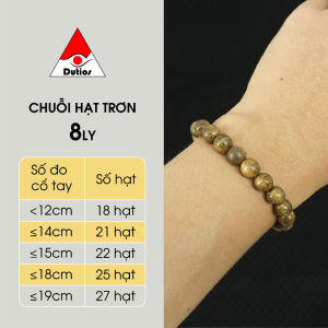 Vòng tay Dutios chuỗi hạt Trầm Hương Tỳ Hưu thơm dịu nhẹ thư giãn hạt 8ly đủ size VTH002