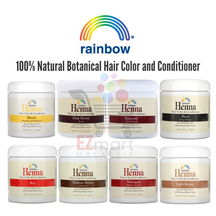 Rainbow Research, Henna, Hair Color & Conditioner 4 oz (113 g) natural