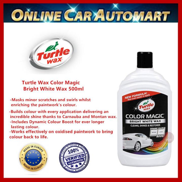 Turtle Wax 52712 COLOR MAGIC BRIGHT WHITE WAX | Lazada