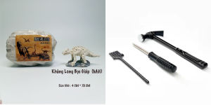 [Hàng Mới về] Khảo cổ đào Hóa Thạch Khủng Long Big Mini Đồ Chơi Khám phá thời ti.ền sử Hóa thạch khủng long bạo chúa (Không Bao Gồm Dụng Cụ)