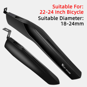 WEST BIKING Bộ 2 Tấm Chắn Bùn Xe Đạp Chắn Bùn Trước Sau Xe Đạp Leo Núi 22-24 Inch Chắn Bùn Cánh Bánh Xe Đạp Chắn Bùn Xe Đạp Leo Núi