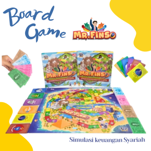 Brain Game Keuangan Family Board Game  Islami Syariah Untuk Keluarga anak Anak Dan Dewasa Mengelola Keuangan Magent Rezeki