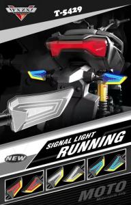 ไฟเลี้ยวท้ายแต่ง รูปเหลี่ยม 3สีให้เลือก สวยไม่เหมือนใคร เหมาะสําหรับบิ๊กไบค์ *จํานวนจํากัด