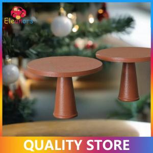 [Eleanor] 1 12 Dollhouse Mini Round Tea Table Model Dollhouse Dining Room Furniture Decoration Dolls House Micro Scene Decor Ornaments