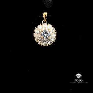 M1678 Mặt và dây chuyền nữ đính đá bagutte cao cấp sáng lấp lánh JOJO Women