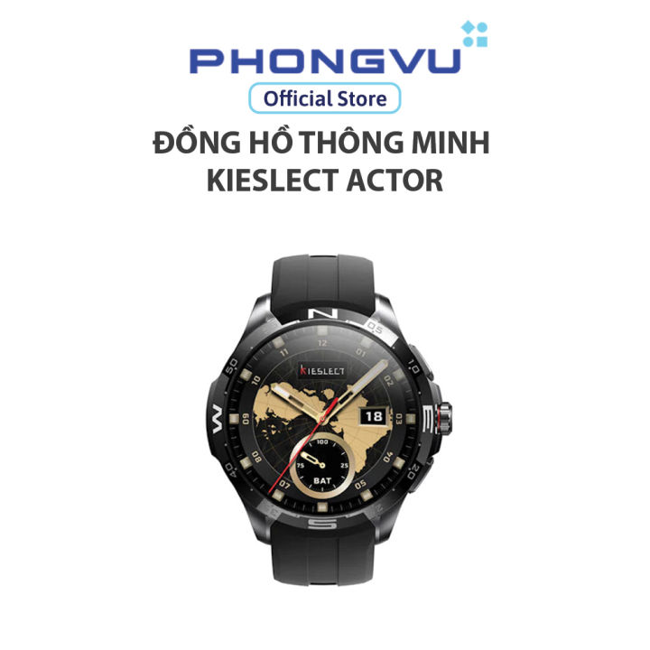 Đồng hồ thông minh Kieslect Actor - Đen - Bảo hành 12 tháng