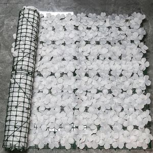 PHANT Plastic Artificial Flower Fence Screen Removable Waterproof Hydrangea Artificial Flower Wall Multipurpose Realism Garden Hedge Panel Outdoor Garden