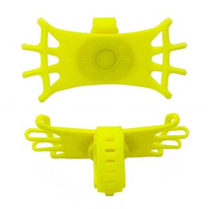 FUNG MALL Xoay 360 độ Silicone Phụ kiện xe đạp Chống rung Giá đỡ tay lái Có thể điều chỉnh Gắn khung Giá đỡ điện thoại xe đạp Giá đỡ điện thoại dành cho xe đạp Giá đỡ di động Đế giữ điện thoại