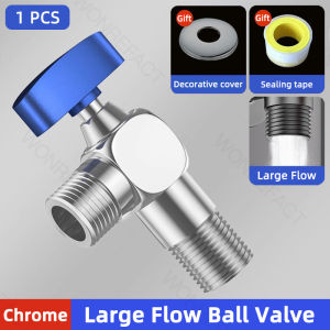 Universal Brass Ball Valve Kit Extended Threaded Pipe Explosion-Proof Large Flow Ball Valve