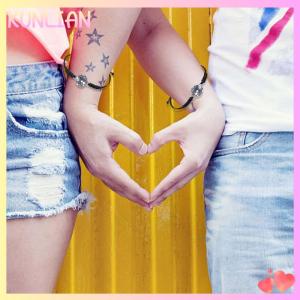 [KUNLIAN] กำไลข้อมือวอลเลย์บอลแบบปรับได้เครื่องประดับสร้อยข้อมือวอลเลย์บอลเชือก