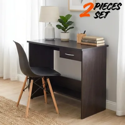 [Package] Furniture Direct SIENA-C 2 In 1 Study Desk-Wenge