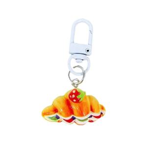 Pastry Shaped Keychain Materials Safe Accessory for School Office Use Unique Gift for Girlfriends