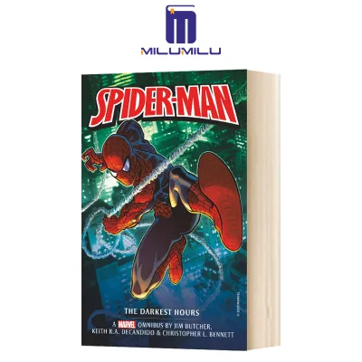 นิยายคลาสสิกของมาร์เวล-สไปเดอร์แมน: หนังสือปกอ่อน Omnibus ชั่วโมงที่มืดมนที่สุดโดย Jim Butcher หนังสือภาษาอังกฤษดั้งเดิม