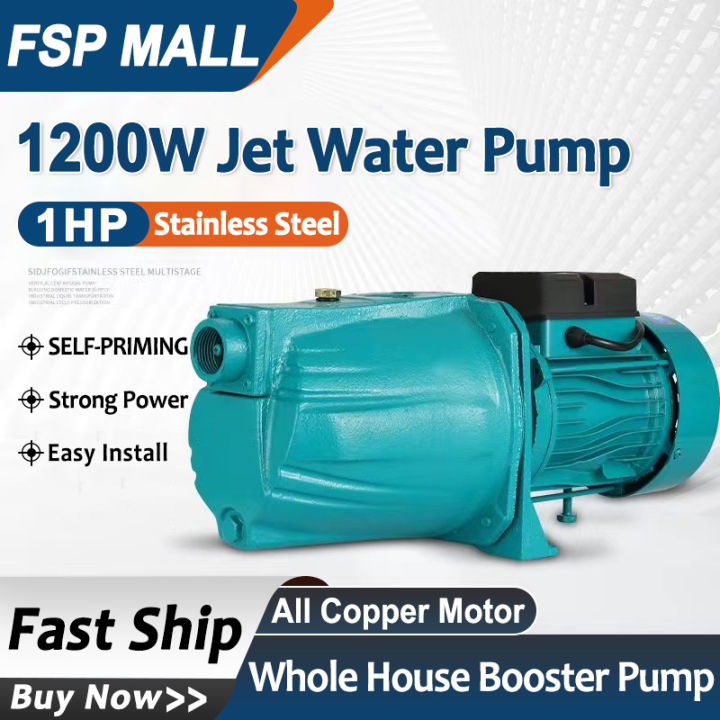 Electric Water Pump Heavy Duty 1HP 220V Pure Copper Motor Peripheral