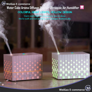Water Cube Ultrasonic Air Humidifier Aroma Diffuser Purifier
