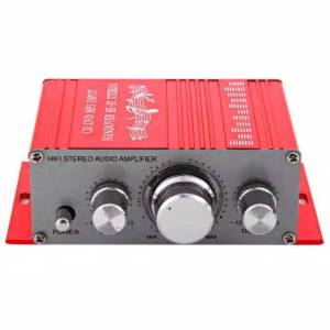 Power Amplifier LVPIN Mini HiFi Stereo Ampli Treble Bass Booster subwofer murah 12V 20W 2.1 channel