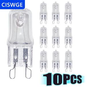 [COD] CISWGE HEUV 10 Chiếc Bóng Đèn Lò Nướng Bóng Đèn Nhiệt Độ Cao G9 Đèn Hấp 25W 28W 40W 60W
